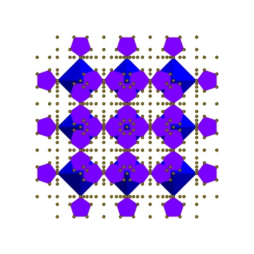 porphyrin crystal complex: alternative octahedral formations