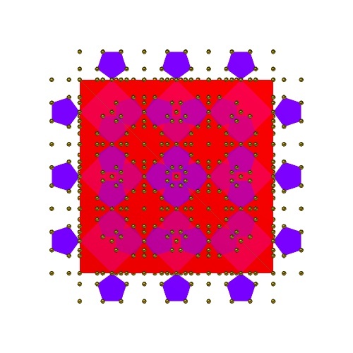 porphyrin crystal complex: alternative cubic formations